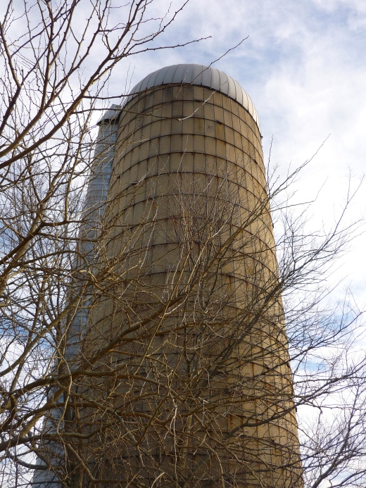View of the silo.